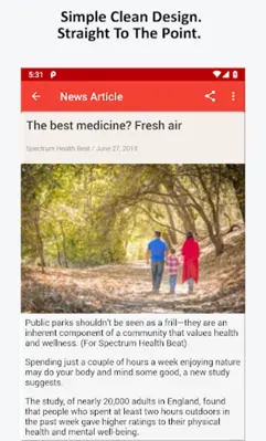 Health News, Videos, & Social Media android App screenshot 3