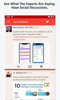 Health News, Videos, & Social Media android App screenshot 4